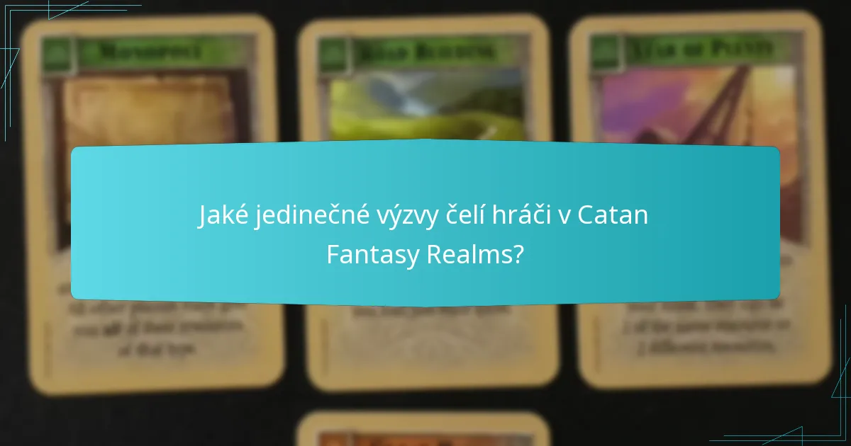 Jaké role hráčů jsou k dispozici v Catan Fantasy Realms?